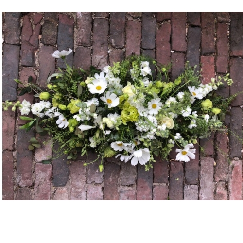 rouwstuk met veldbloemen