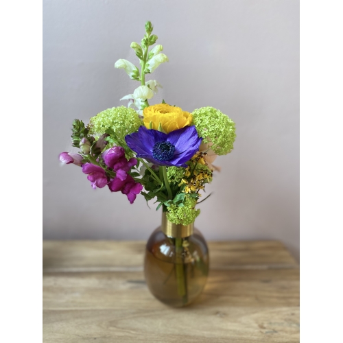 bolvaasje small met veldbloemen